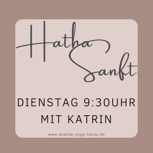 8erBlock: Dienstag 9:30-10:45 Hatha Sanft