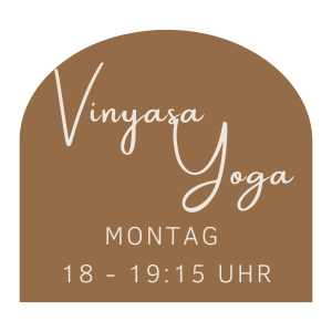 8er Block: Montag 18 – 19:15 Uhr Vinyasa Yoga