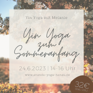 Yin Yoga zum Sommeranfang