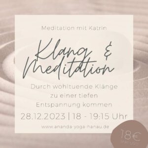 Klang & Meditation 28.12.23